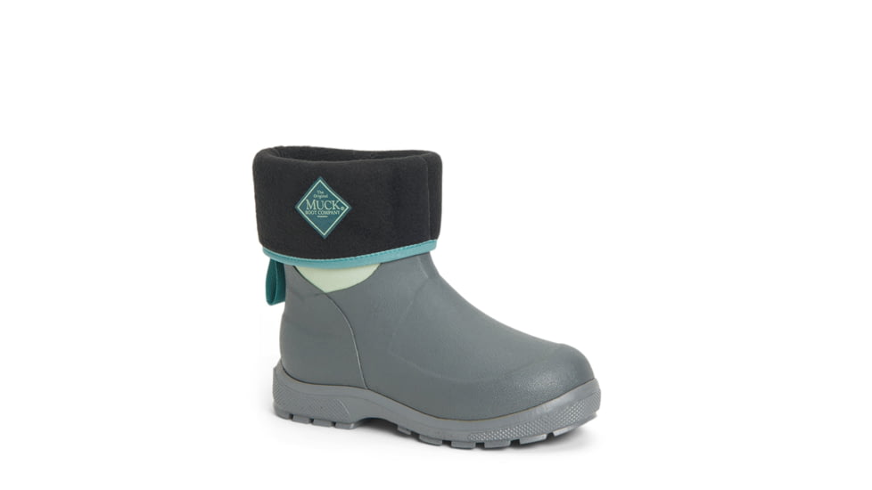 Muck Boots Element Boot - Kids, Gray/Teal Fade, 2, KEL-102-GRY-020