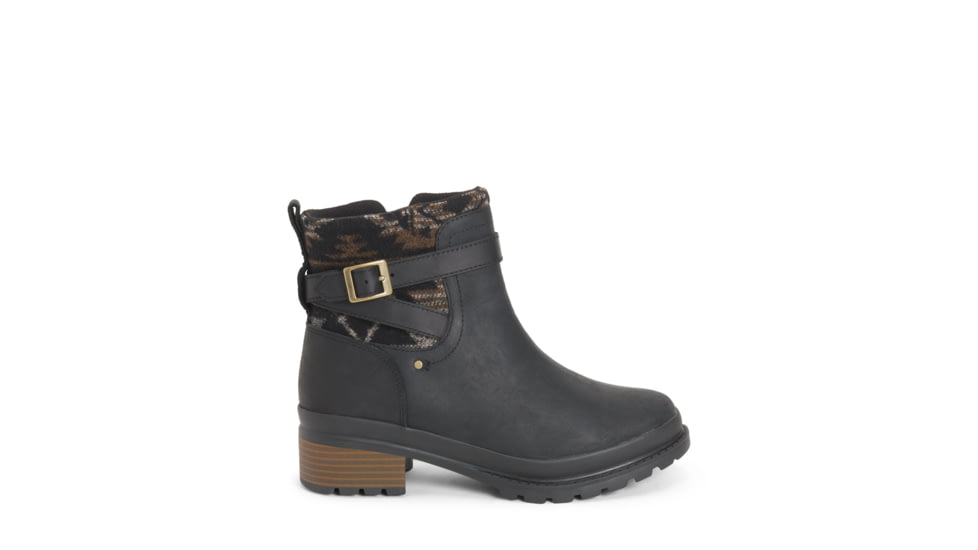 Muck Boots Liberty Waterproof Ankle Zip Boots - Womens, Black, 9.5, LWKS-1HRS-BLK-095