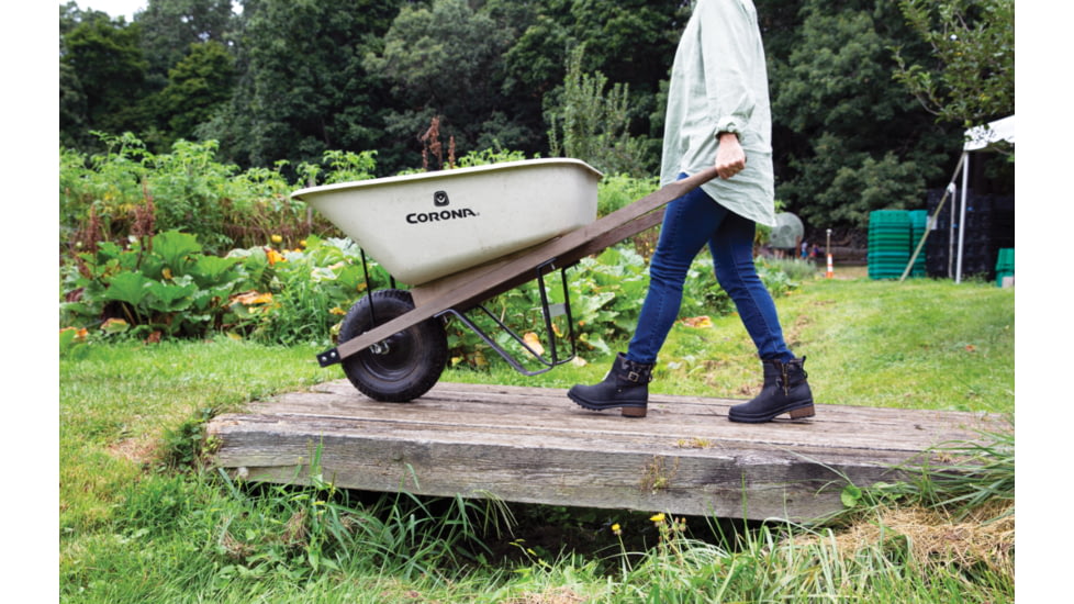 Muck Boots Liberty Waterproof Ankle Zip Boots - Womens, Black, 9.5, LWKS-1HRS-BLK-095