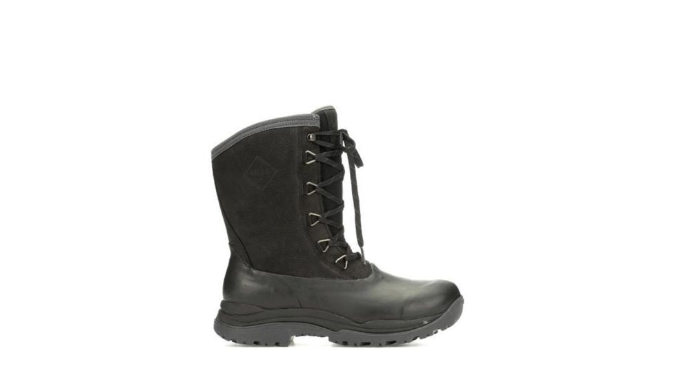 Muck Boots Men's Arctic Outpost Lace AG Boots, Black, 8 MOLV-000-BLK-080