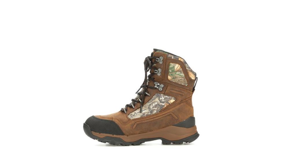 Muck Boots Men's Summit Lace 10 in Boots, Brown/Realtree Edge Mini, 7.5, MSLM-9RT-CA-075