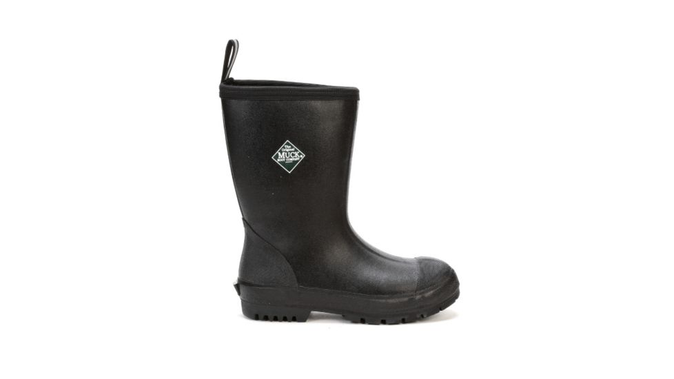 Muck Boots Mens Chore Resistant Mid Oil,Chemical SlipResistant Work Boot, Black,Black, 9, CRM000009