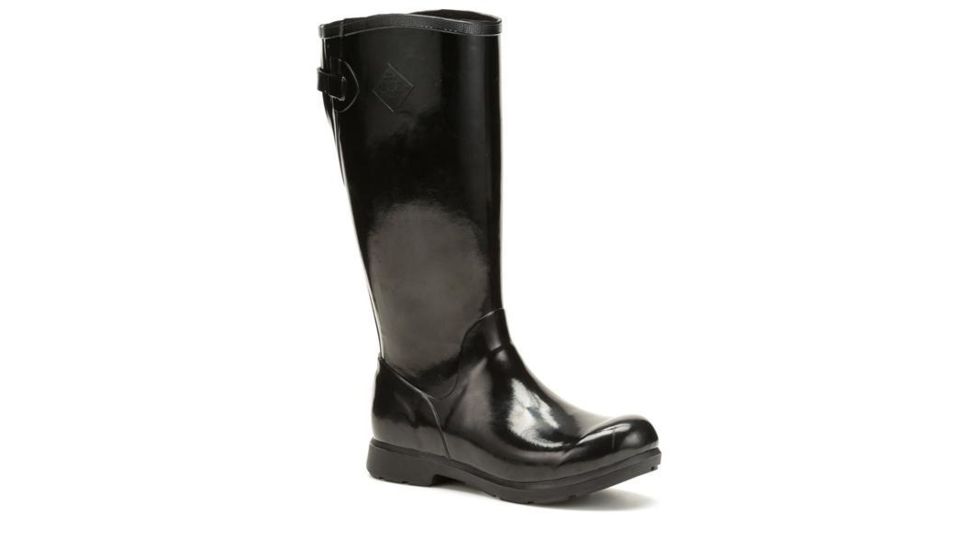 Muck Boots Women's Bergen Tall Boot, Black, 5 WBT-000-BLK-050