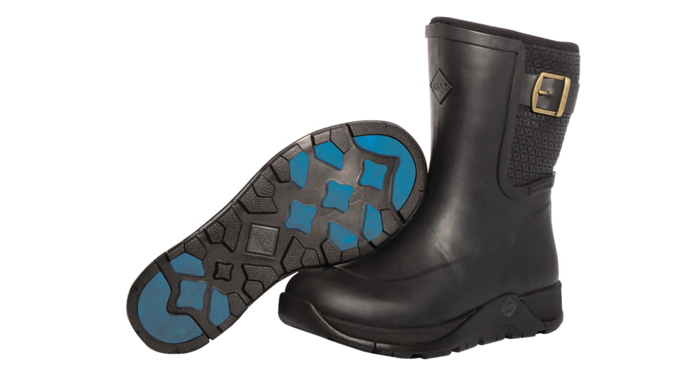 Muck Boots Womens Apres Slip On v2 Rubber, Black, 5, APR-000-BLK-050