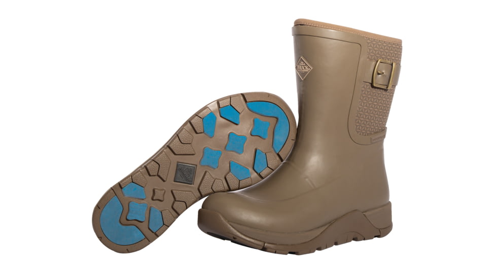 Muck Boots Women's Apres Slip On v2 Rubber, Taupe, 8, APR-901-Taupe-080