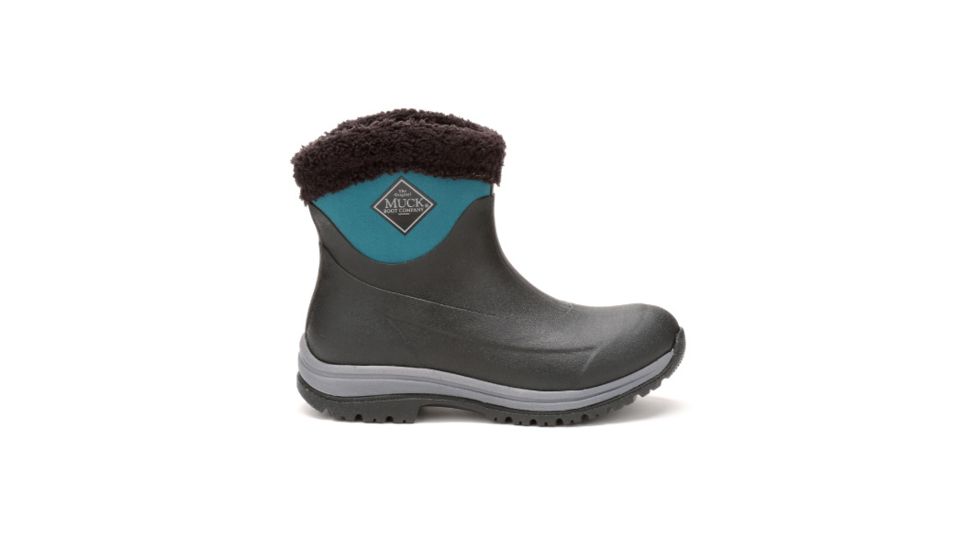 Muck Boots Womens Arctic Apres Performance Winter Boot, Black,Shaded Spruce, 6, AP8300006