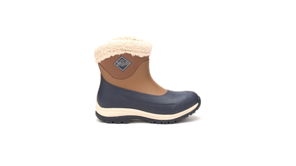 Muck Boots Womens Arctic Apres Performance Winter Boot, Otter,Navy,Fog, 5, AP8201005