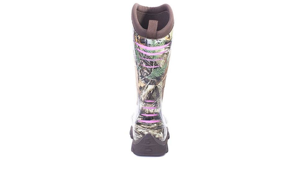 Muck Boots Womens Pursuit Stealth Boot, Realtree Xtra/Pink, 6, RG2-200-BLU-070