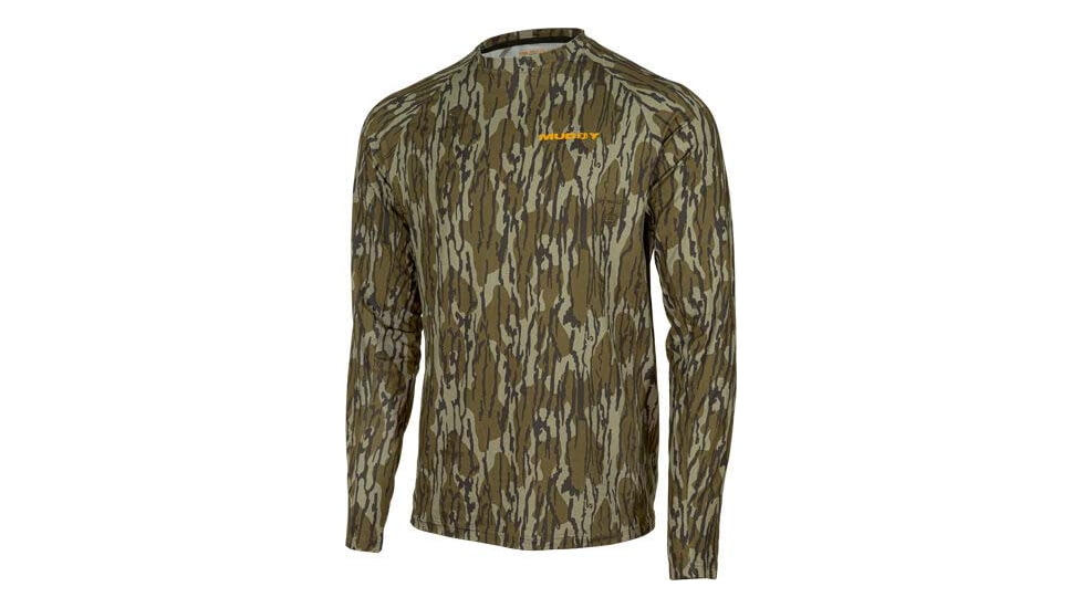 Muddy Base Layer Crew Top - Men's, Mossy Oak Bottomland, 2Extra Large, MUD-BL-CRW-MOB-2X