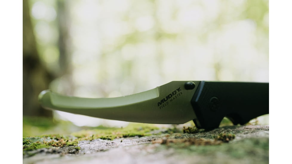 Muddy Field Master Folding Knife Set 4.5 in, 8Cr13MoV Steel, G10 Handle, Black/Stainless, MUD-FM1001-CP