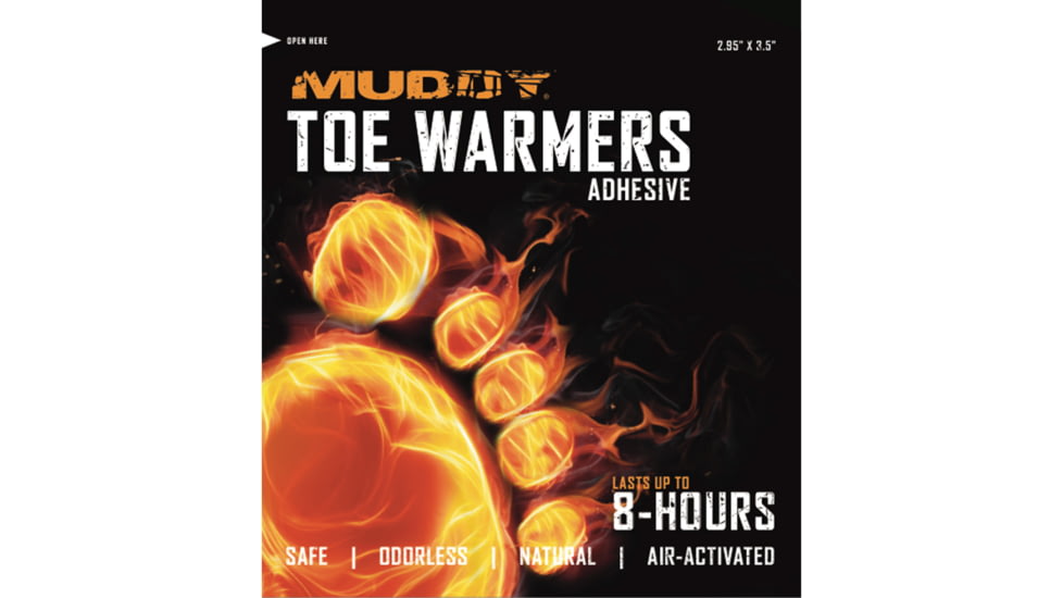 Muddy Toe Warmer, 10 Pack, White, MUD-DTWA-10PK