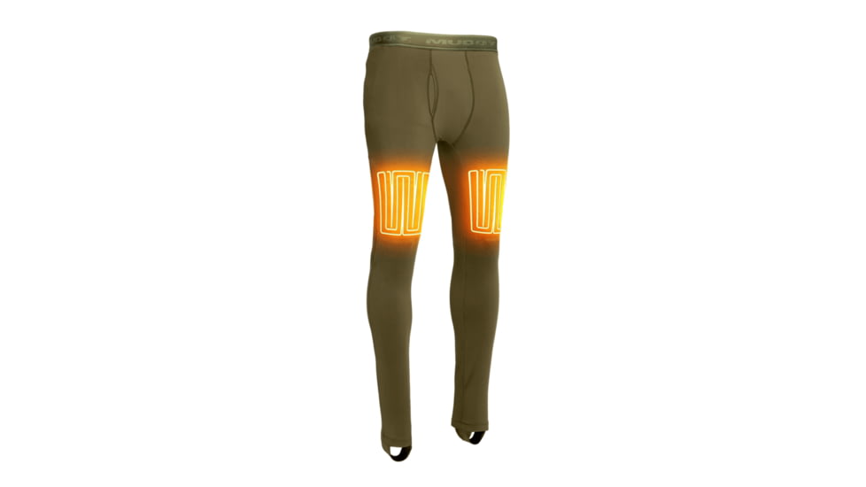 Muddy Nucleus Heated Bottoms - Mens, Brown Clay, LARGE, MUD-HT-BTM-CL-L