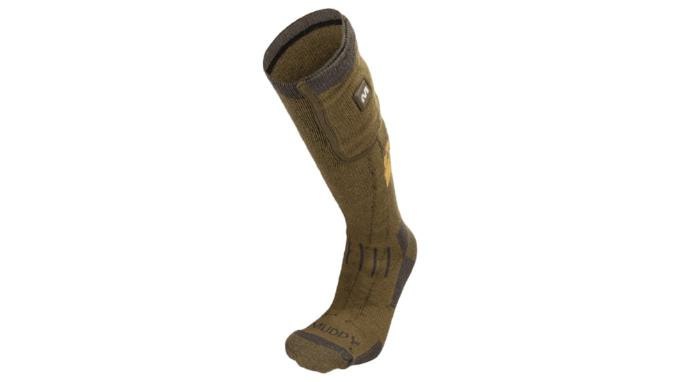 Muddy Nucleus Heated Socks - Mens, Brown Clay, LARGE/XL, MUD-HT-SOCK-CL-LXL