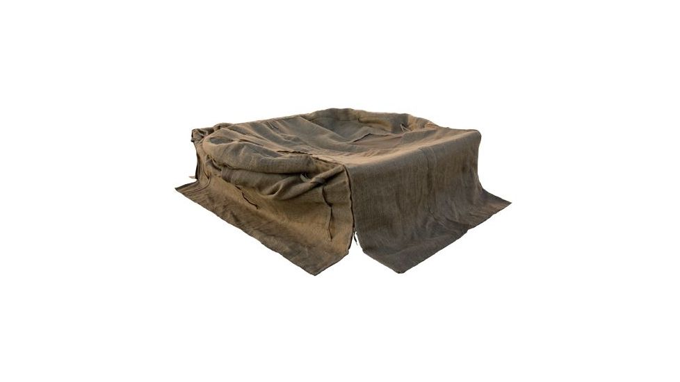 Muddy Portable Bale Blind, includes 8-12in wide x 16in tall bungee slide, reversible window coverings, Burlap MGB5800