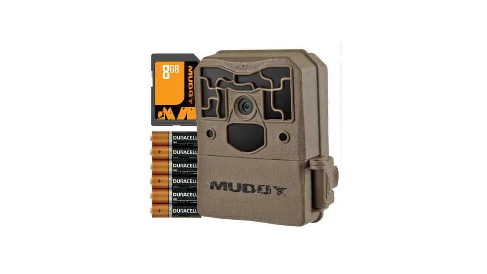 Muddy Pro-Cam 10 Bundle, includes 6-AA Batteries, 8 GB Memory Card, Brown MTC100-K