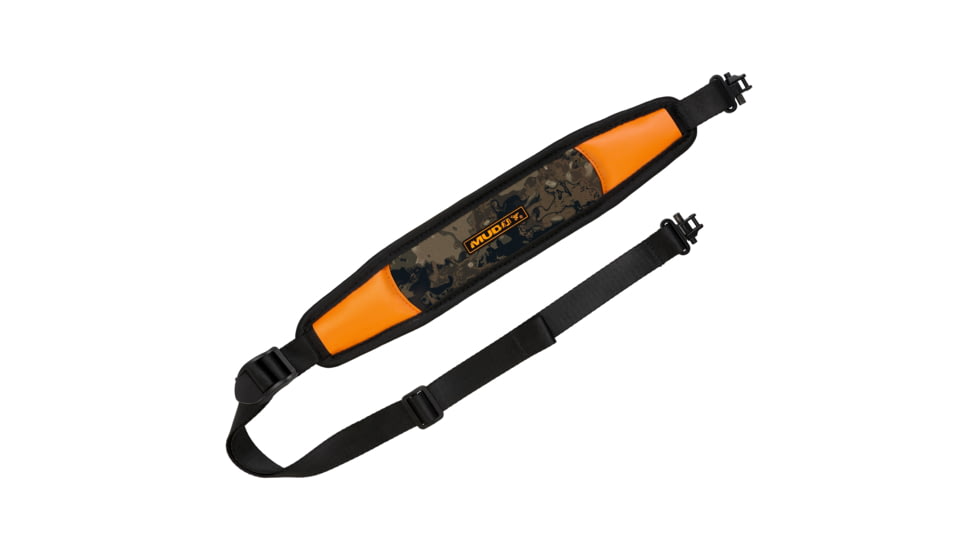 Muddy Blazer Lightweight Gun Sling, Black/Orange/Camo, MUD-TRLBSL-VCG