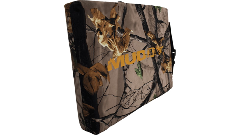 Muddy Ultra-Plush Seat Cushion with DUR, Mossy Oak Bottomlands, MUD-GS0109-MOBL