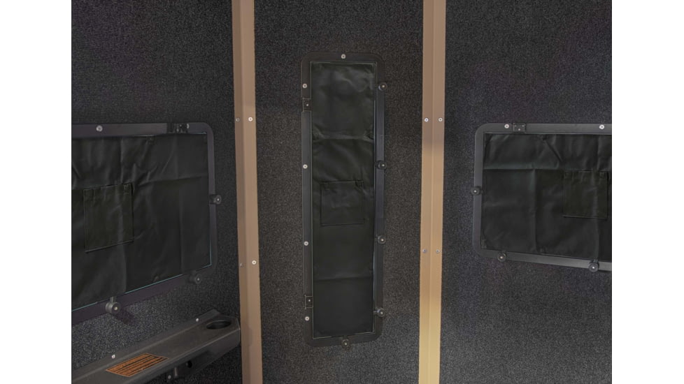 Muddy Universal Box Blind Magnetic Curtain Kit, Black, MUD-BBA002