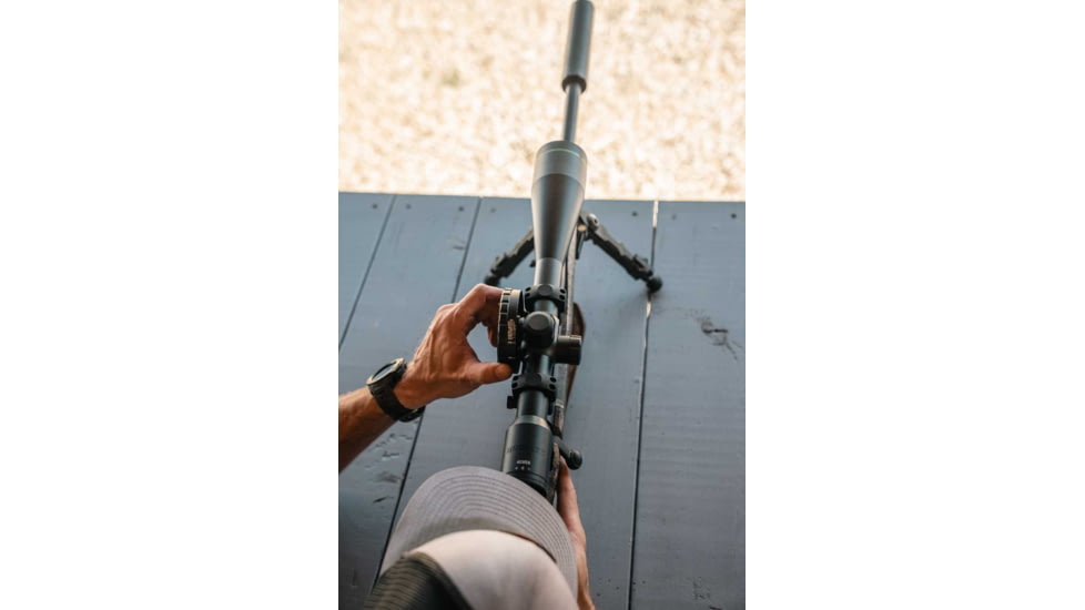 Mueller Optics 40x56 Side Focus Target Dot Rifle Scope, Matte Black, MU4056