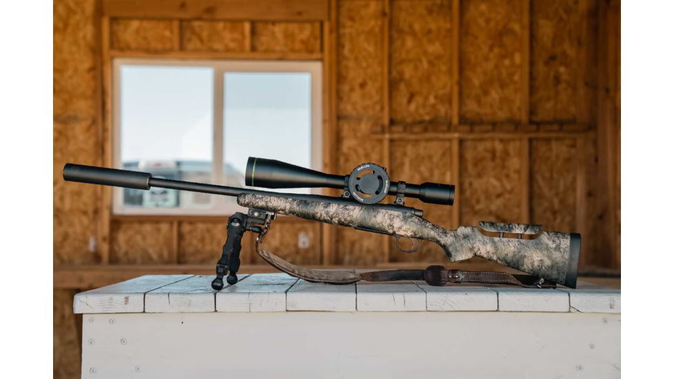 Mueller Optics 40x56 Side Focus Target Dot Rifle Scope, Matte Black, MU4056