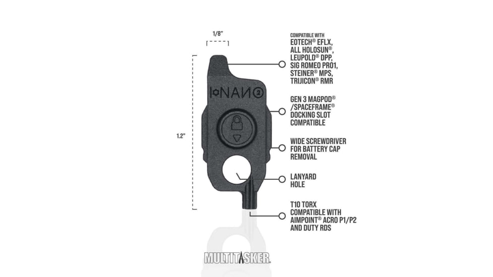 Multitasker Nano2, Black, 99931