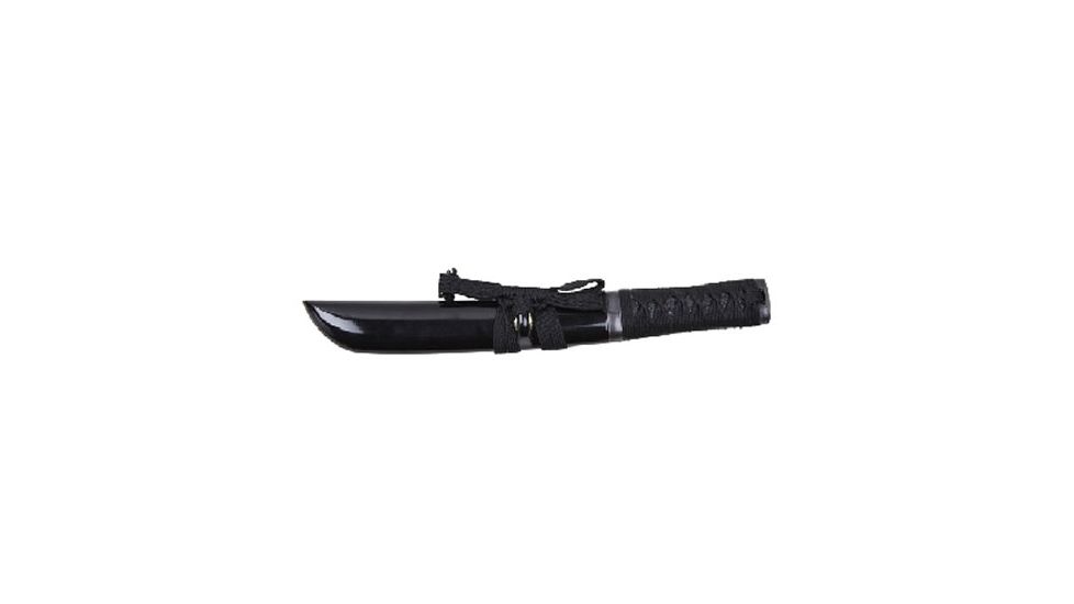 Musashi Asuka Tanto, 15in Hand Forged Razor Sharp Blade With 1045 Carbon Steel, Black, SS073BK