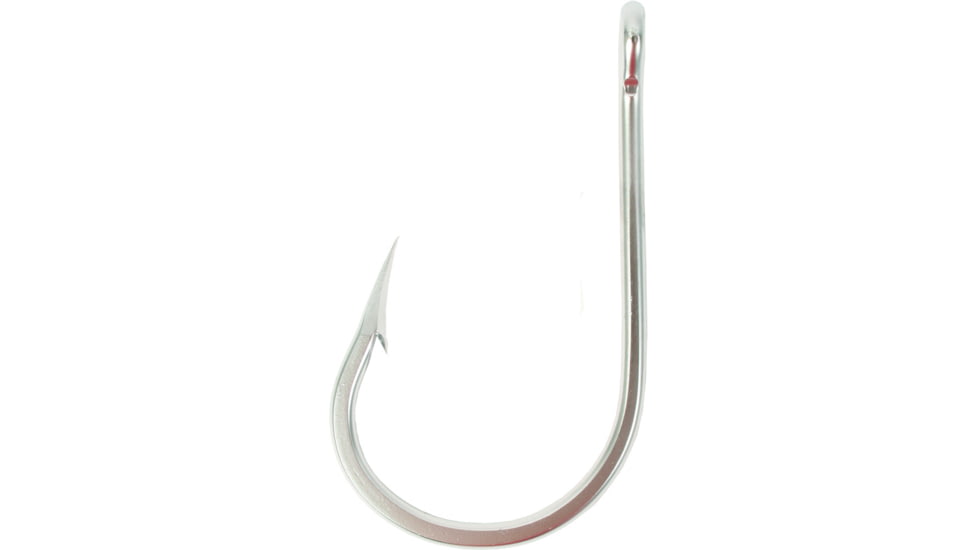 Mustad Southern and Tuna Hook, Forged, Knife Edge Point, Ringed Eye, Salt Water, Stainless Steel, Size 7/0, 2 per Pack, 7691S-SS-7/0-2