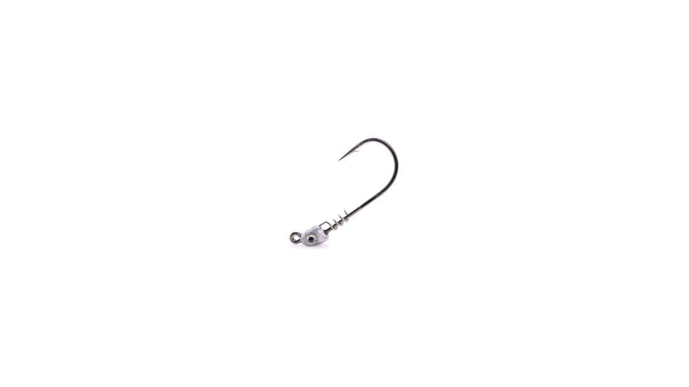 Mustad Spring Lock Jig Head, Plain, 3/0 Hook, 1/4oz, SPR886-14-PL-4