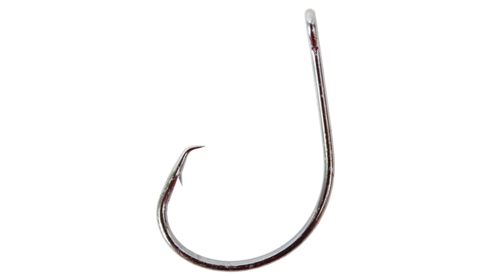Mustad Ultrapoint Demon Tuna Perfect Circle Hook, Needle Point, Wide Gap, Light Wire, Ringed Eye, Black Nickel, Size 1/0, 10 per Pack, 39951NP-BN-1/0-10U