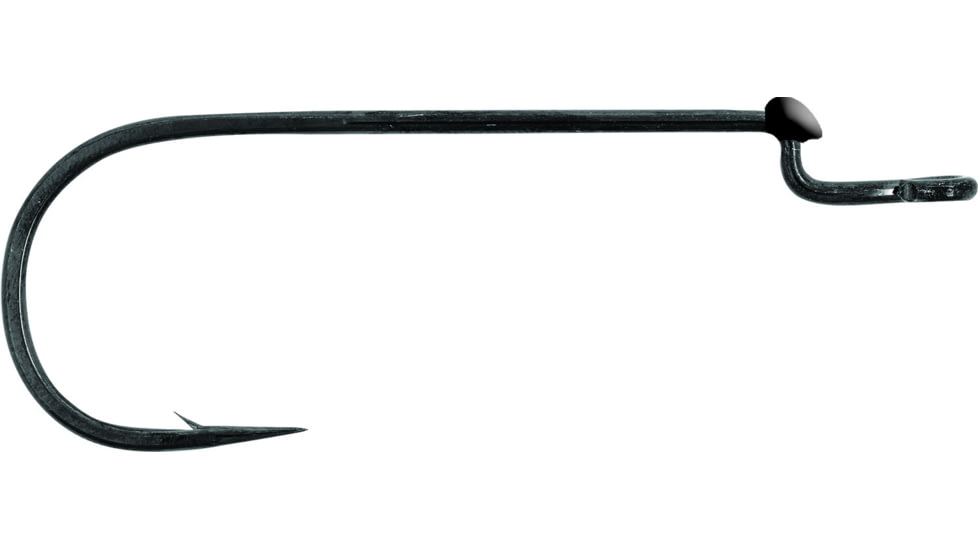 Mustad UltraPoint Grip-Pin Big Bite Soft Plastics Hook, 2X Long, Black Nickel, Size 4/0, 5 per Pack, G39808NP-BN-4/0-5U