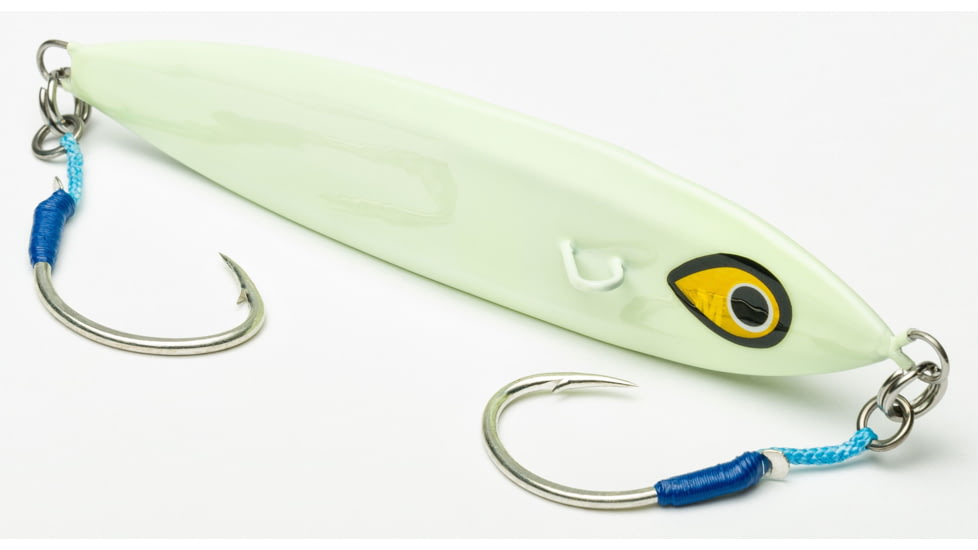Mustad Wingman Slow Fall Jig, Glow, 150g/6oz, MJIG06-GLO-150-1