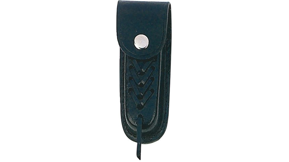 Mustang Leather Sheath, Fits 4.50 to 5.00 in., Black FP15545