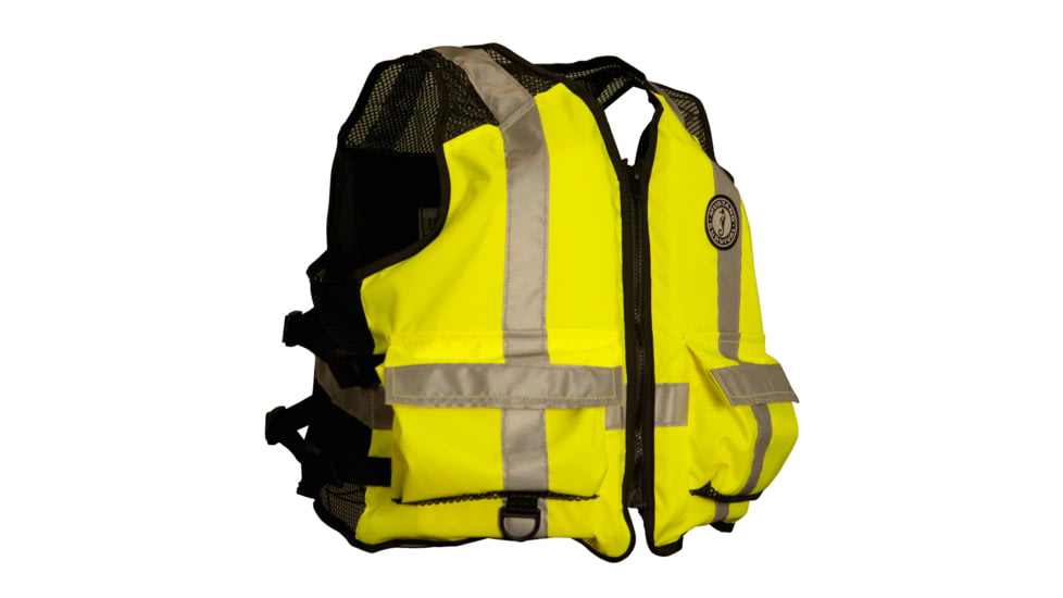 Mustang Survival High Visibility Industrial Mesh Vest - SM/MED - Yellow/Black 46237
