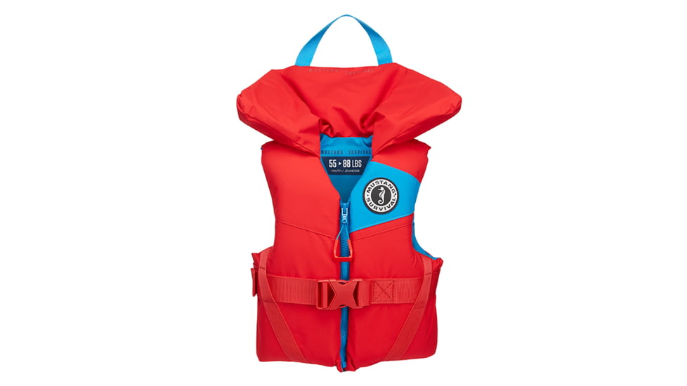 Mustang Survival Lil' Legends 100 Youth Foam PFD - 50-90lbs - Imperial Red 75076