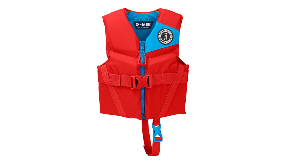 Mustang Survival Rev Child Foam Vest - 30-50lbs - Imperial Red 75078