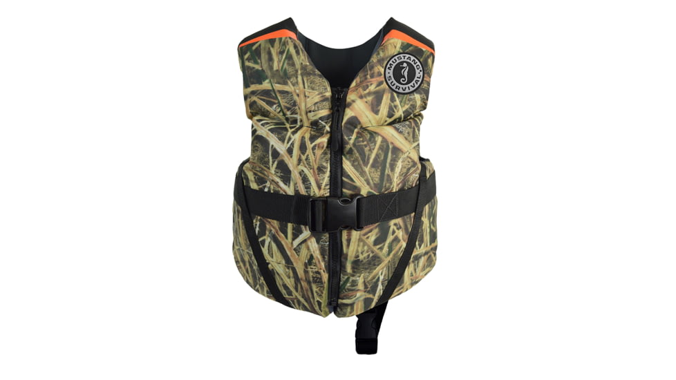 Mustang Survival Rev Child Foam Vest - 30-50lbs - Mossy Oak Shadow Grass Blades 75079