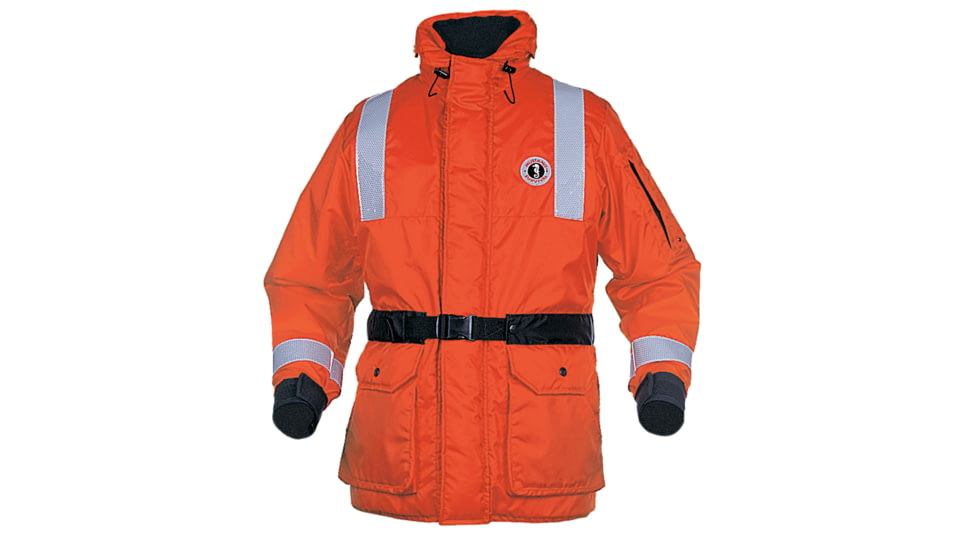 Mustang Survival ThermoSystem Plus Coat - XXL - Orange/Black 57950