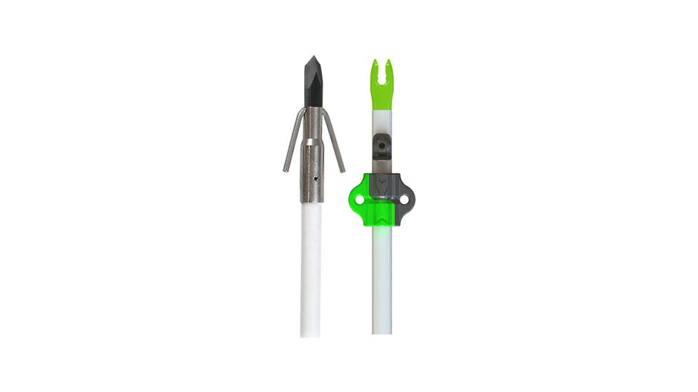 Muzzy Fish Arrow W/gar Point Nock &amp; Bottle Slide 1ea