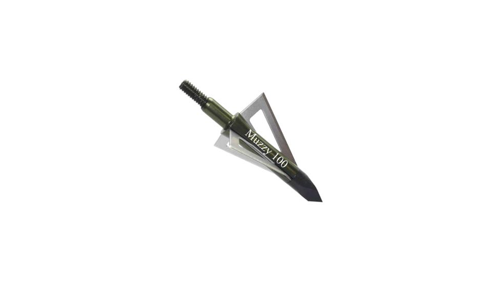 Muzzy Screw-In Broadhead, 3 Blade 100 gr. 6 pk. M225