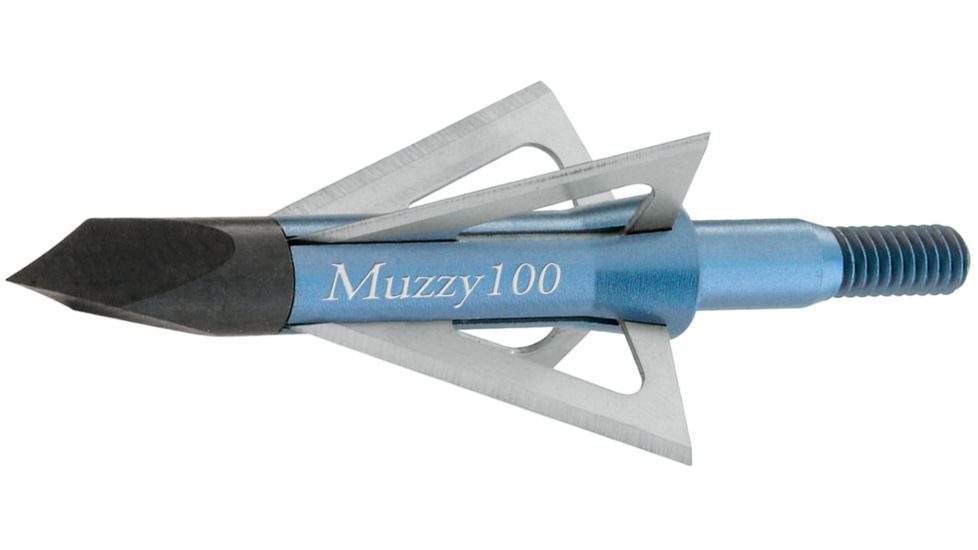 Muzzy Screw-in Broadhead, 4 Blade 100 gr. 6 pk. M209