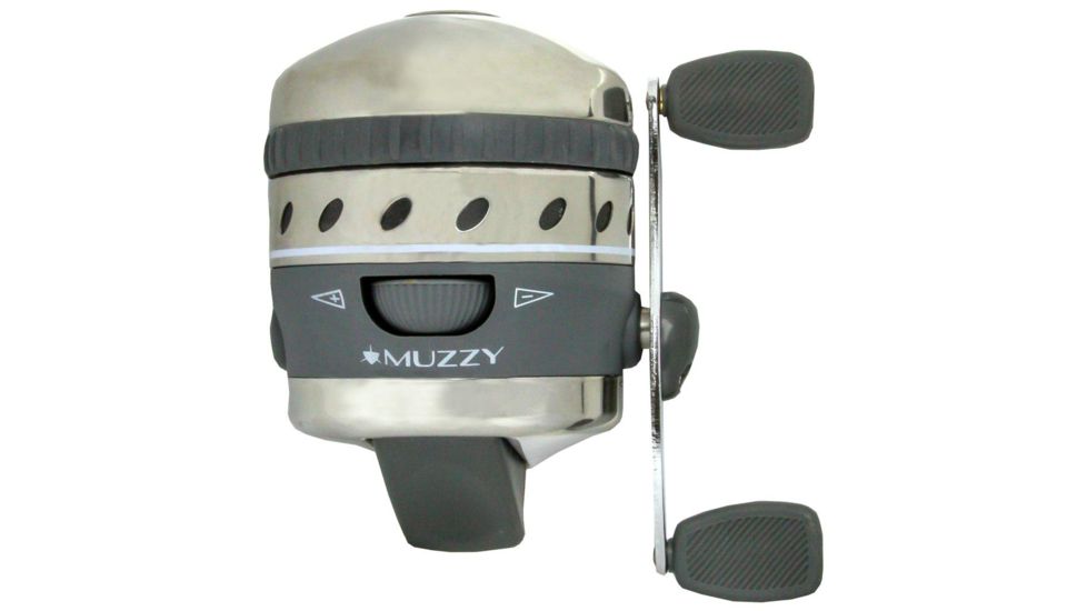 Muzzy XD Bowfishing Reel, Silver 1077XD