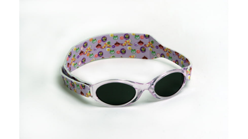 Real Kids Shades 0-24 Months My First Shades Sunglasses - Lavender Animal Parade Shades w/ Adjustable Band 024ANILAV