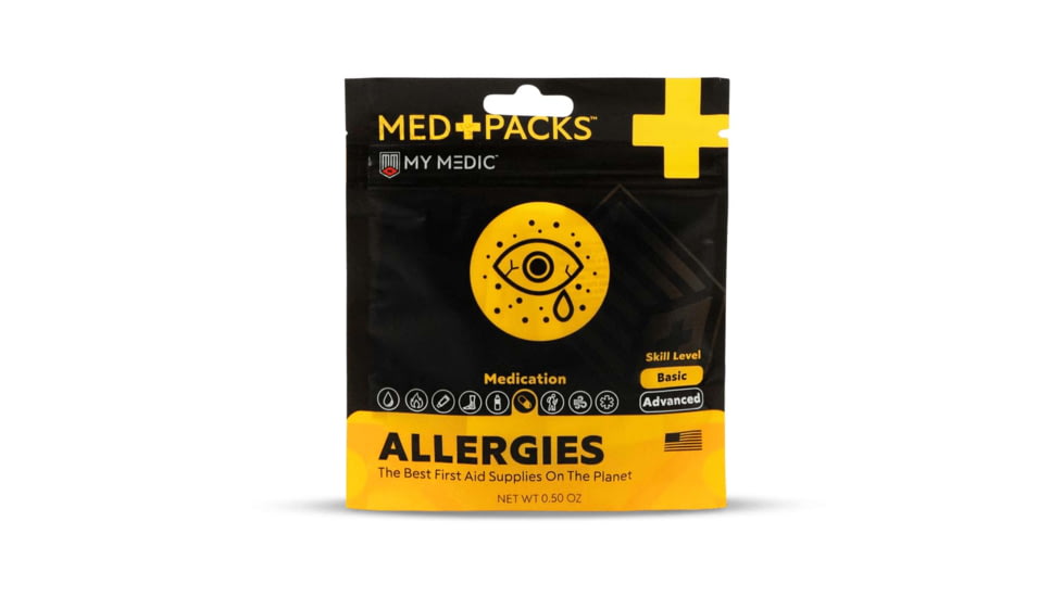 My Medic Allergies First Aid Medicine, 4.95x4.3x0.1 inch, 0.6 oz, MM-KIT-S-MD-PK-ALRG-EA