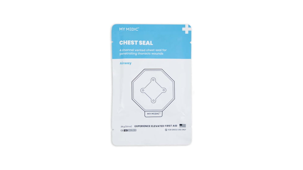 My Medic Chest Seal Vented First Aid Tapes, 4x6.5 inch, Twin Pack, MM-AIR-CSL-GEN-X-TWNPK