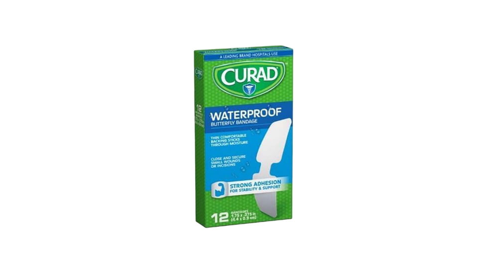 My Medic Curad Butterfly Closures Bandages, 1.75x0.375 inch, curad-b-fly-clos-water