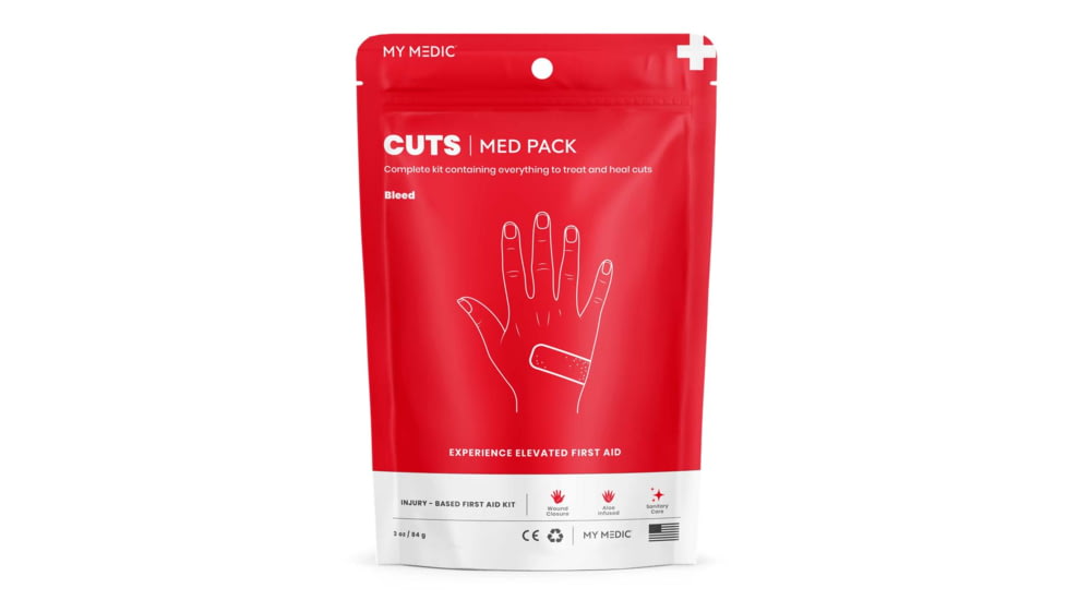 My Medic Cuts First Aid Skin Treatment, 7.5x5.75x1.5 inch, MM-MED-PACK-CUTS-EA
