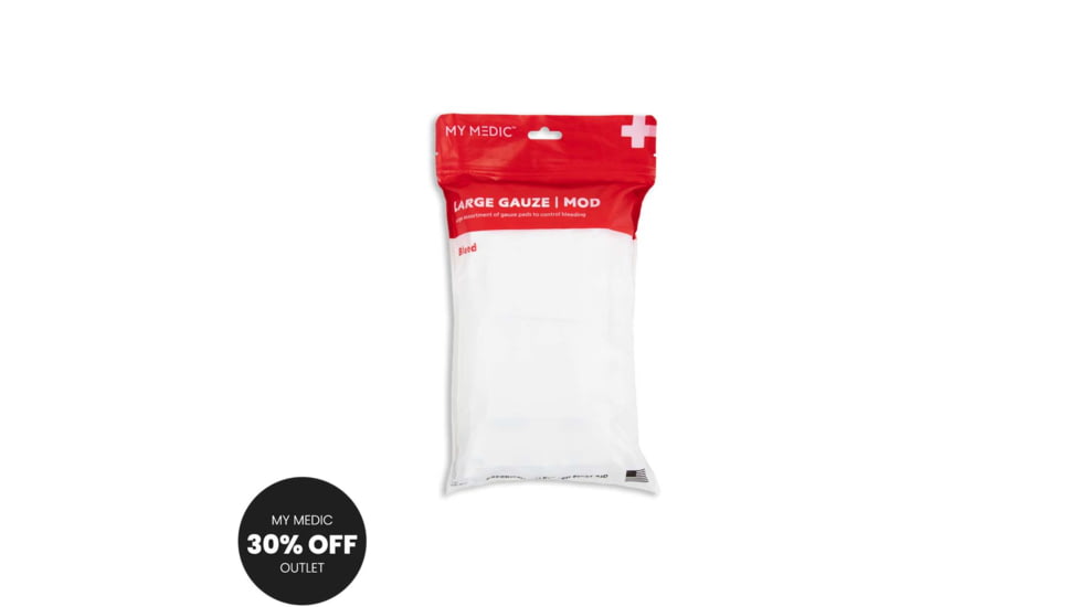 My Medic Large Gauze First Aid Medicine MOD, 11x6.5x2 inch, MM-SPL-MOD-LG-GZ-EA