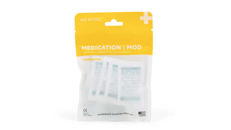 My Medic Medication MOD First Aid Medicine, 6.1x4.3x1.2 inch, 0.9 oz, MM-SPL-MOD-MED-EA