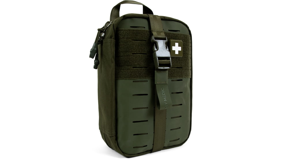 My Medic MyFAK V2 10.5x7x2 Bag Only, Green, 2.4 liters, MM-BAG-MFK-V2-GRN
