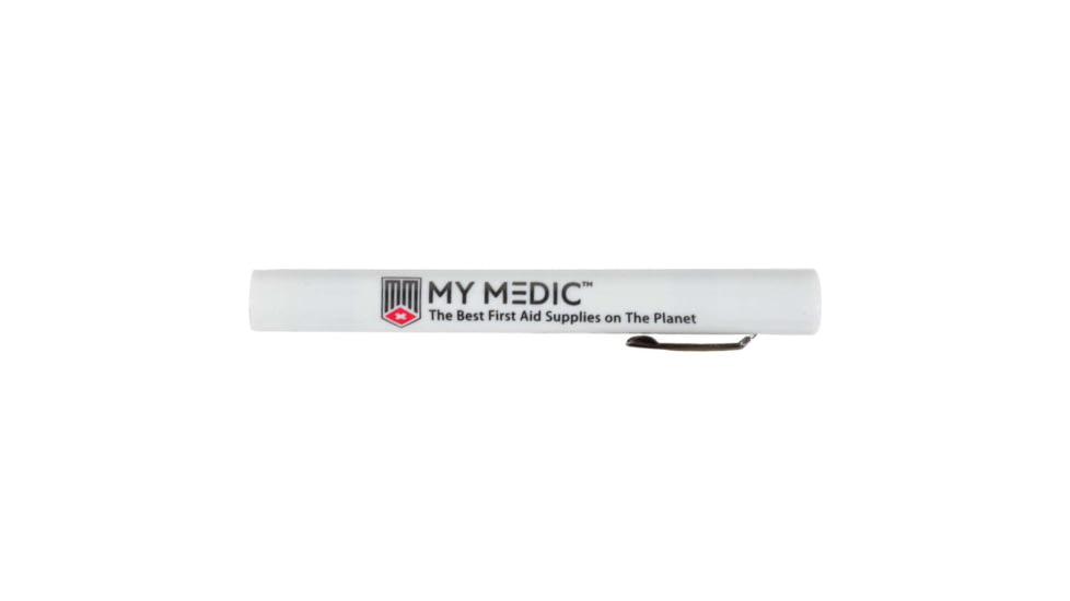 My Medic Penlight First Aid, 4.6x0.5 inch, Plastic, MM-SPL-SPC-PLT-WHT-X-X-EA